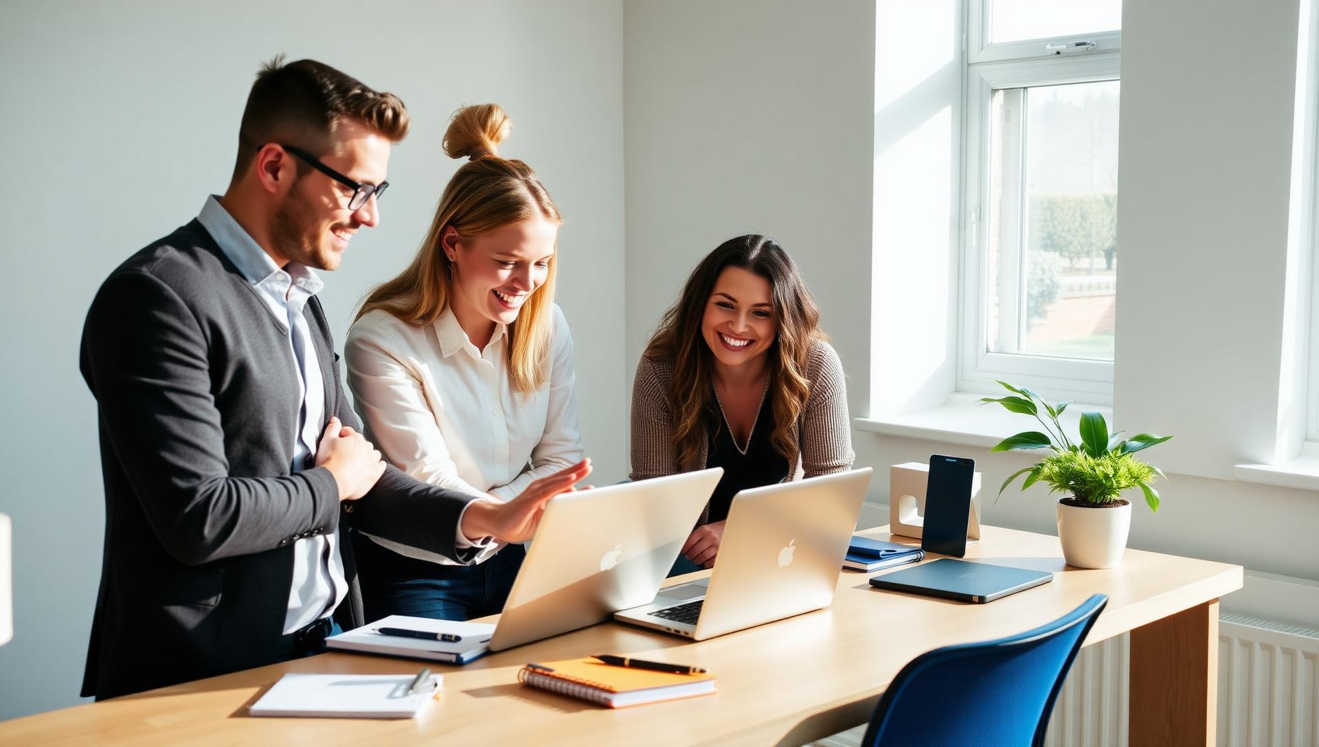 Go Vista AI team in St Albans focused on client communication and trust